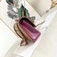 Medium CLASSIC HANDBAG Iridescent Lambskin & Gold-Tone Metal Pink A